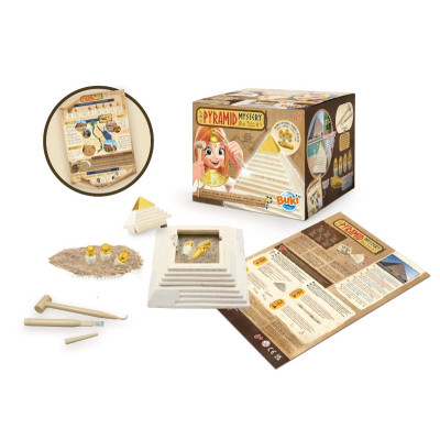 Tajemná Pyramida: Hlavolam a archeologická sada| Kreativní Hračky KINT