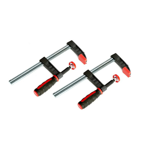 ToolKid Sada 2 šroubových svorek s dobrým uchopem